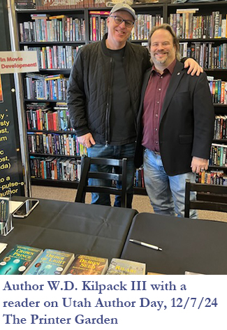 Me & a reader on Utah Author Day